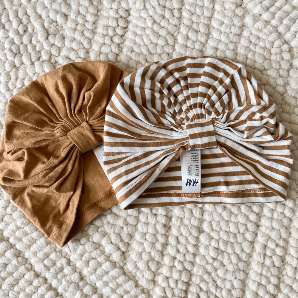 H&M 2-Pack Cotton Turbans